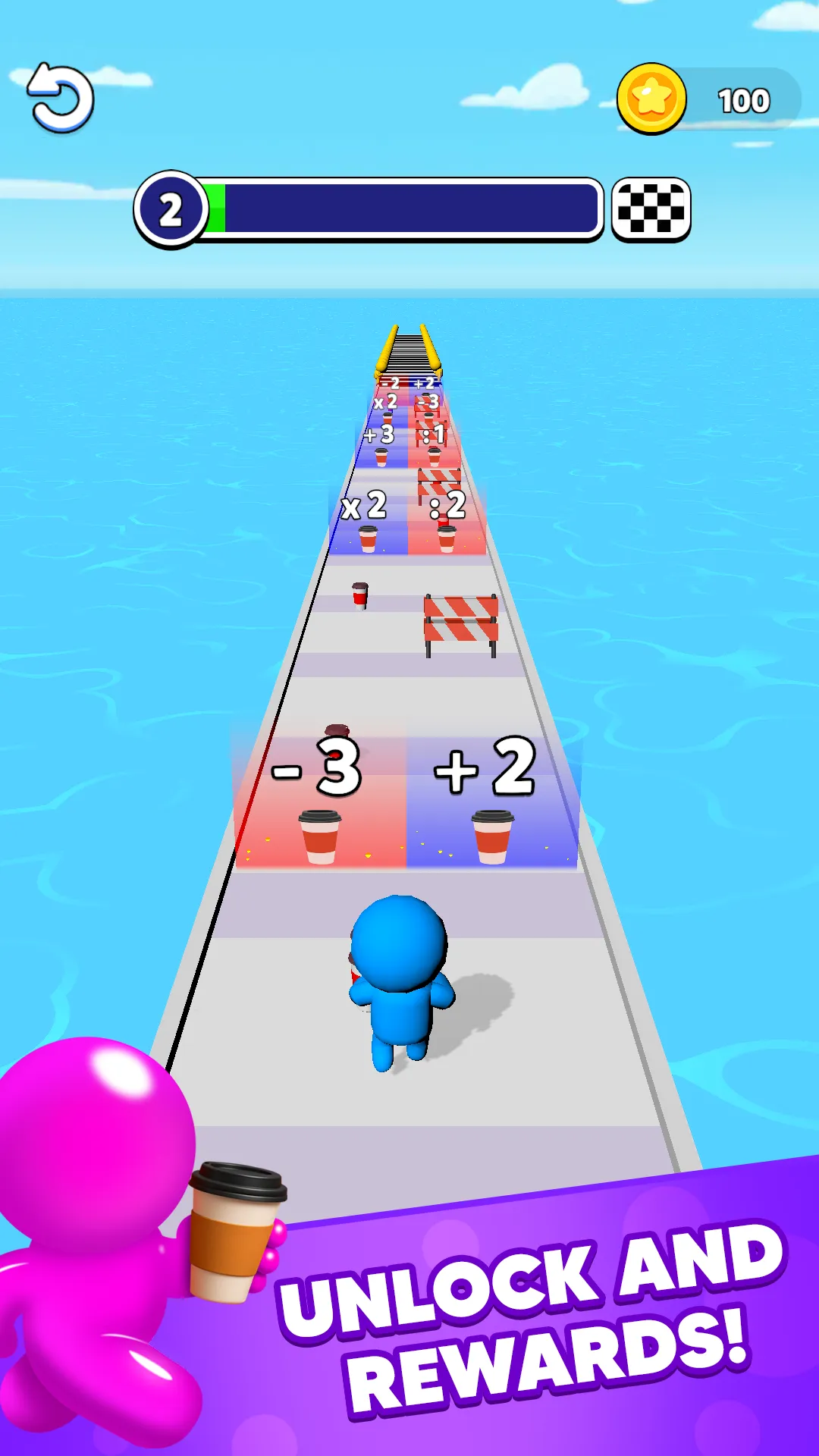 Coffee Man Run gameplay screenshot