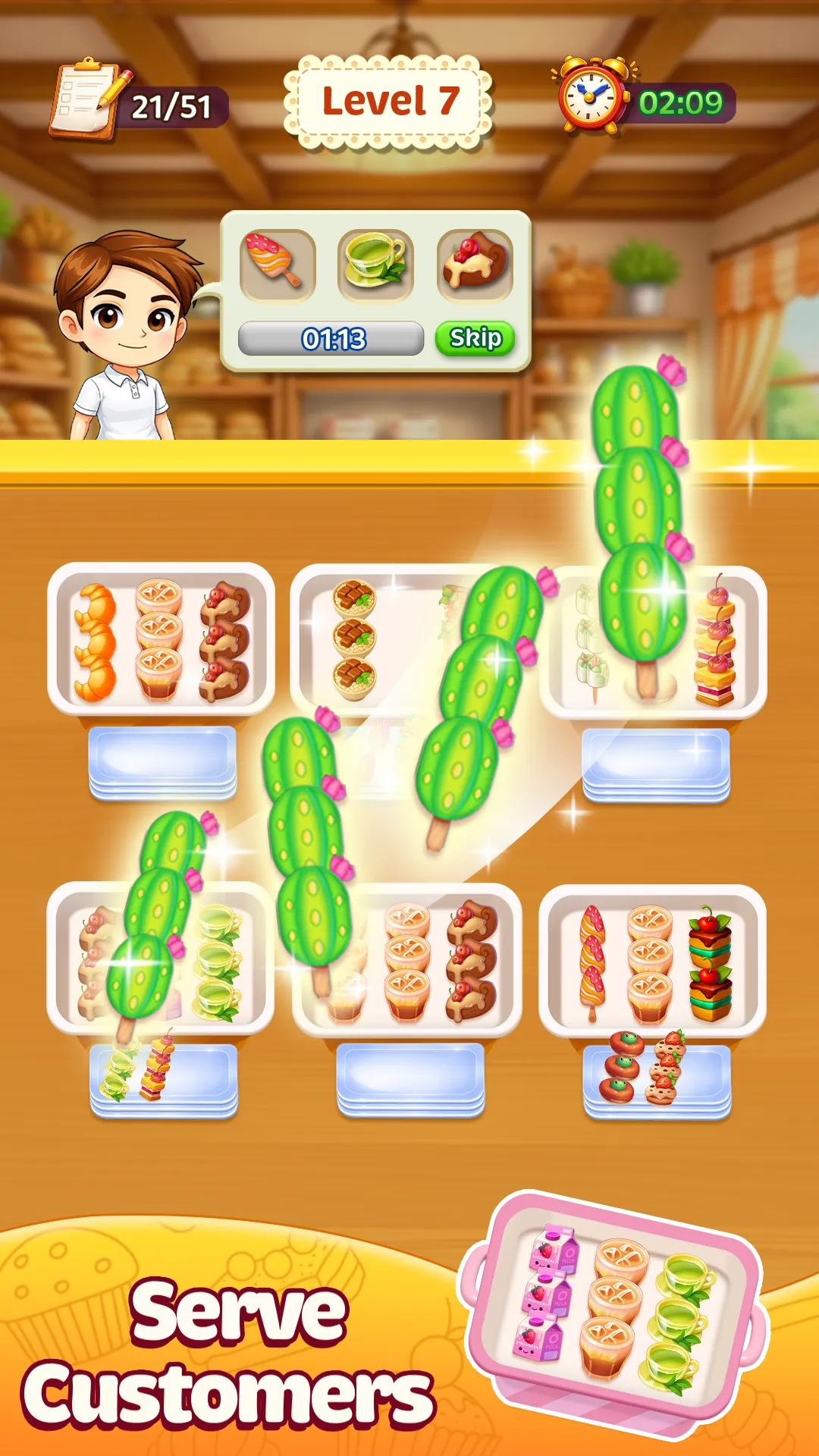 Food Sort: Dessert & Tea gameplay screenshot 3