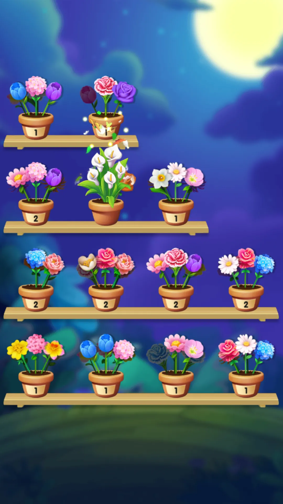 Zen Garden: Flower Sort gameplay screenshot