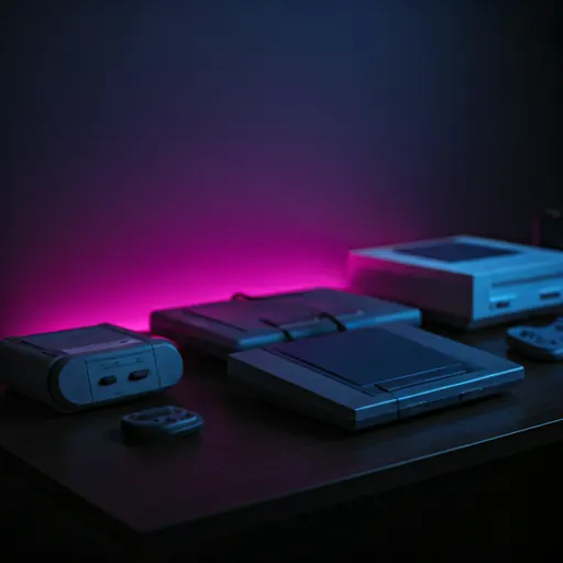 Retro gaming aesthetic